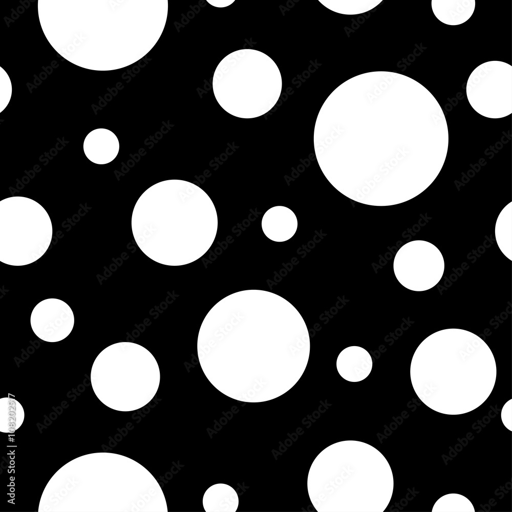 Seamless decorative vector background with circles. Print. Cloth design, wallpaper. 