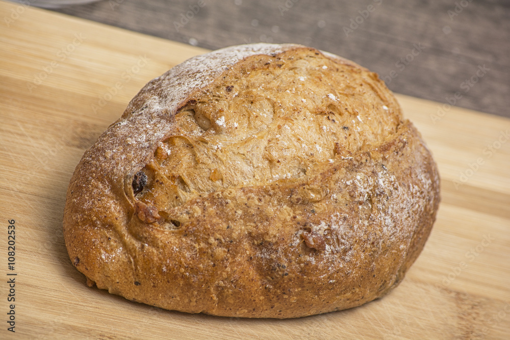 wheat flour with a fresh hot bread wheat flour with a fresh hot bread