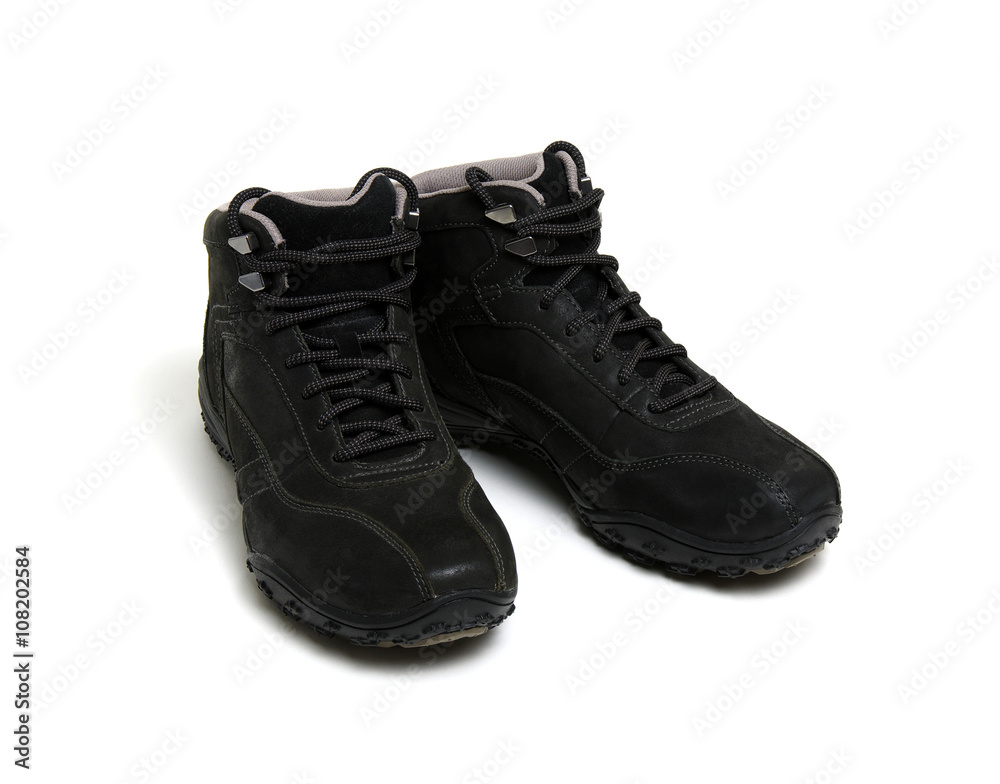 Black man's boots