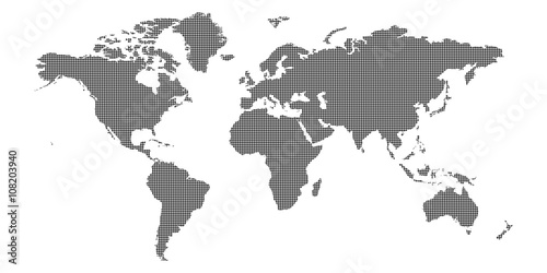 wmb4 WorldMapBanner wmb - abstract illustration - worldmap with dots - gray - 2to1 g4346
