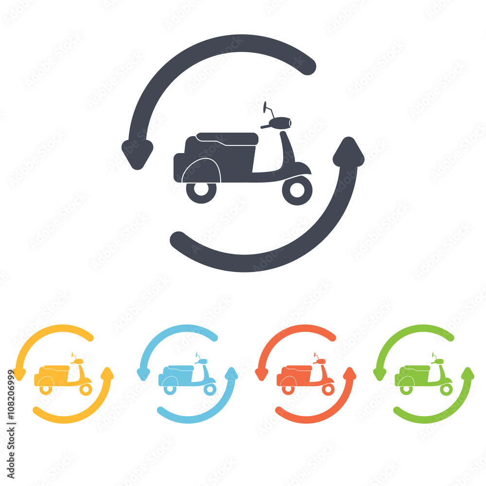 Scooter service icon Scooter service icon
