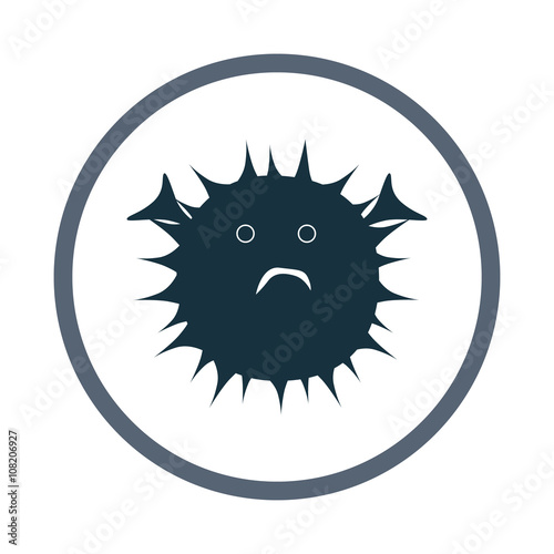 Hedgehog fish icon