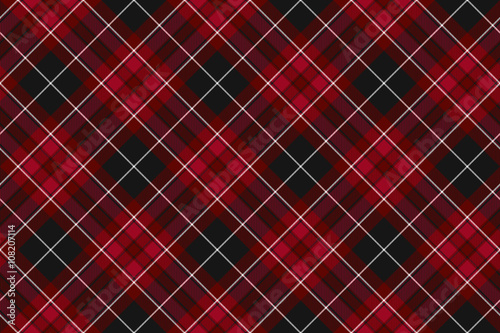 Pride of wales fabric diagonal textures red tartan seamless hori