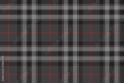 Silver tartan fabric texture seamless pattern