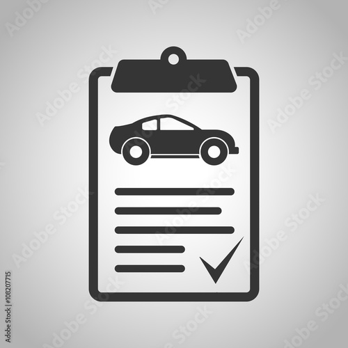vehicle inspection icon