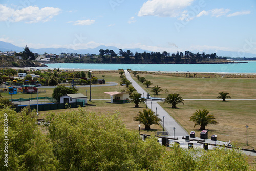Beach in Timaru, New Zealand