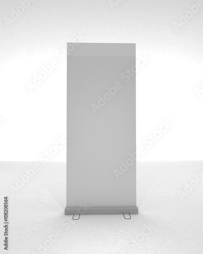 roll-up or banners on background