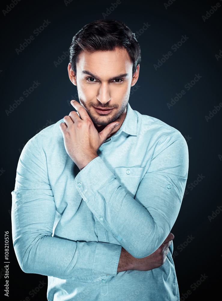 Nice concept for young businessman Nice concept for young businessman