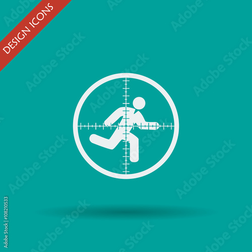 Sight device icon.