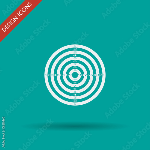 Vector target icon