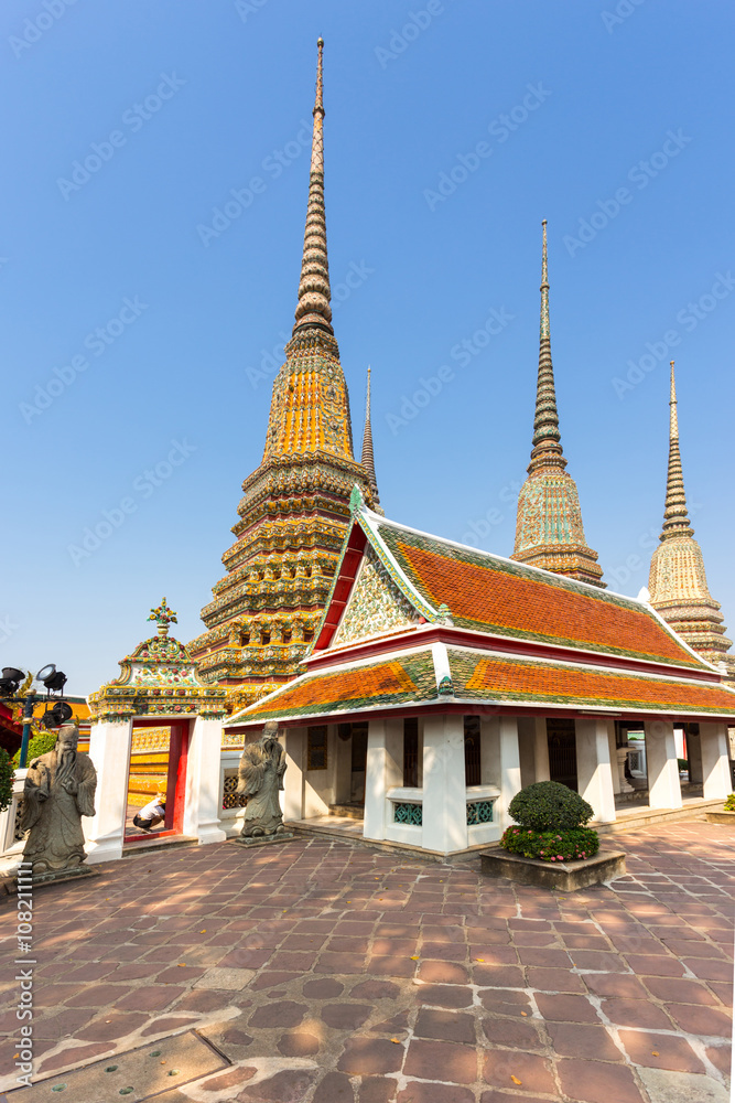 Fototapeta premium Wat Pho Temple in Bangkok, Thailand.