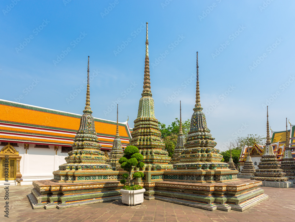 Fototapeta premium Wat Pho Temple in Bangkok, Thailand.