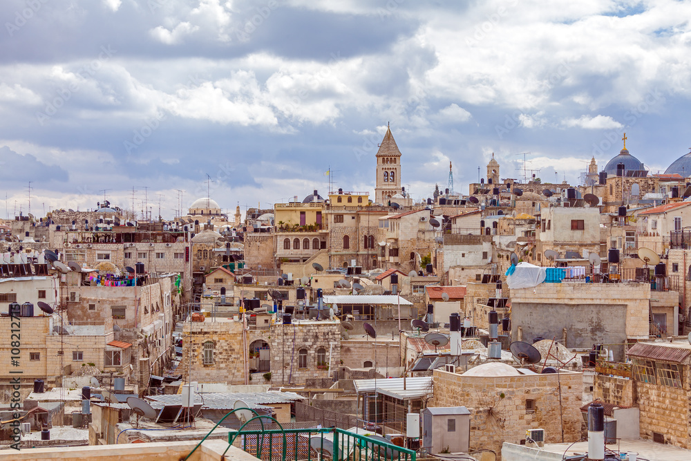 Jerusalem Old City Roofs