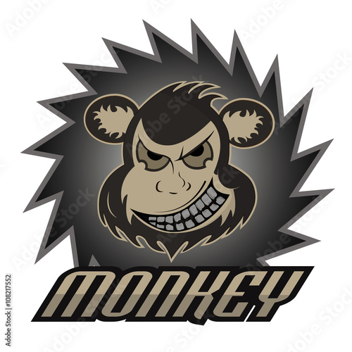 Monkey logo team ,  professional logo