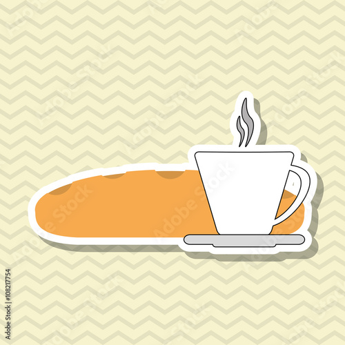 Coffee mug  design, vector illustration