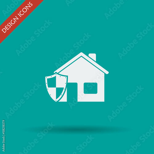 house shield  icon