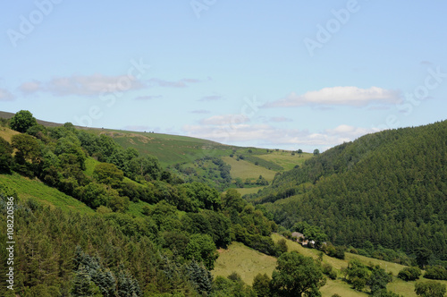 Fototapeta Naklejka Na Ścianę i Meble -  The Vale Of Llangollen In Denbighshire North Wales