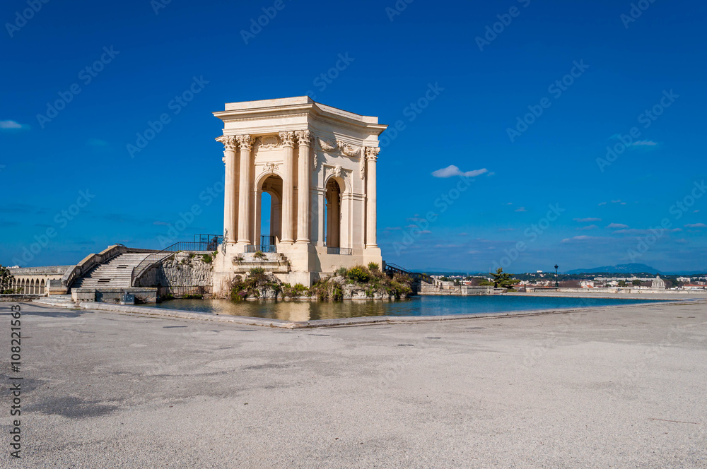 Montpellier, le château d'eau.