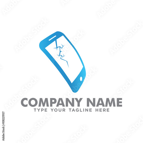 Phone Broken Screen Logo
