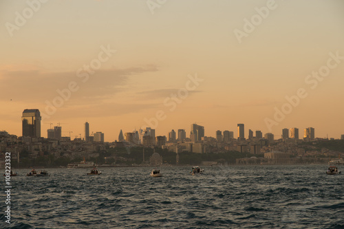 Istanbul skyline view at the senset. © kunstbada