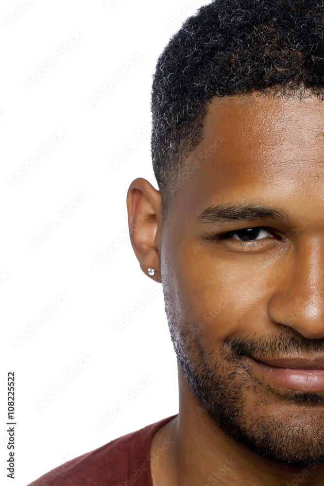 Obraz premium dark man smiling