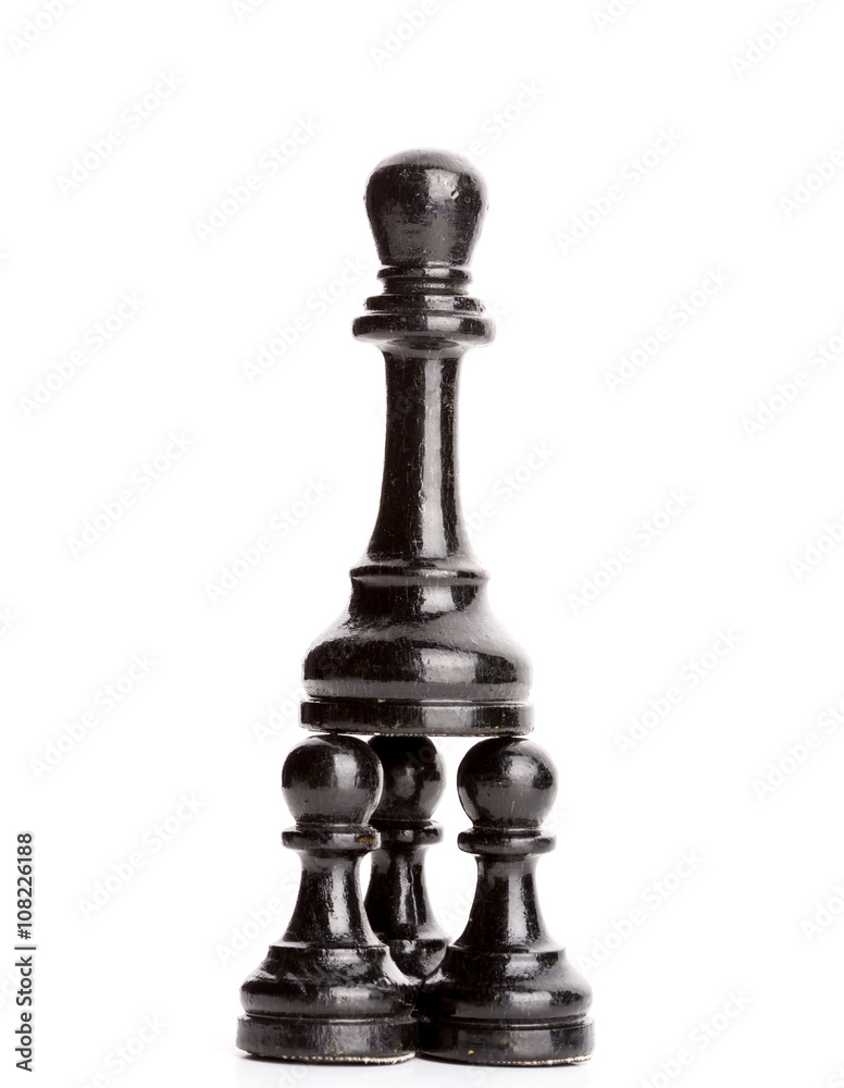 Chess figures isolated Chess figures isolated