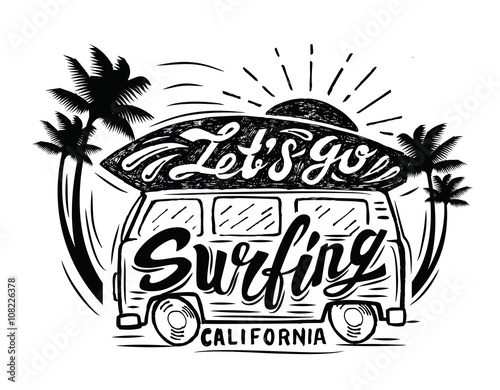 black surfing badge