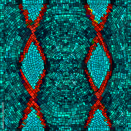 Seamless mosaic background