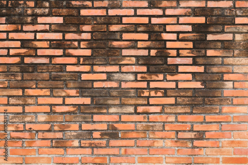 full frame of brick wall background