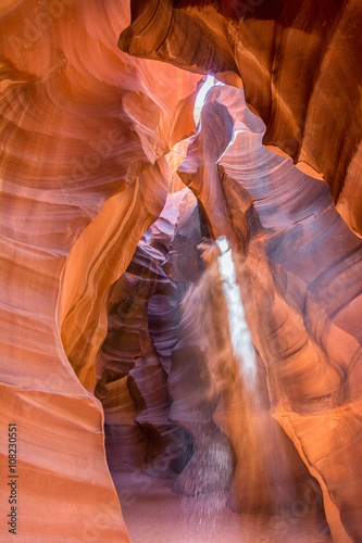 Colorful formations in Antelope canyon, Page, Arizona, Usa