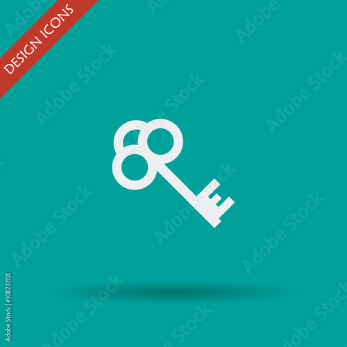 Key vector icon