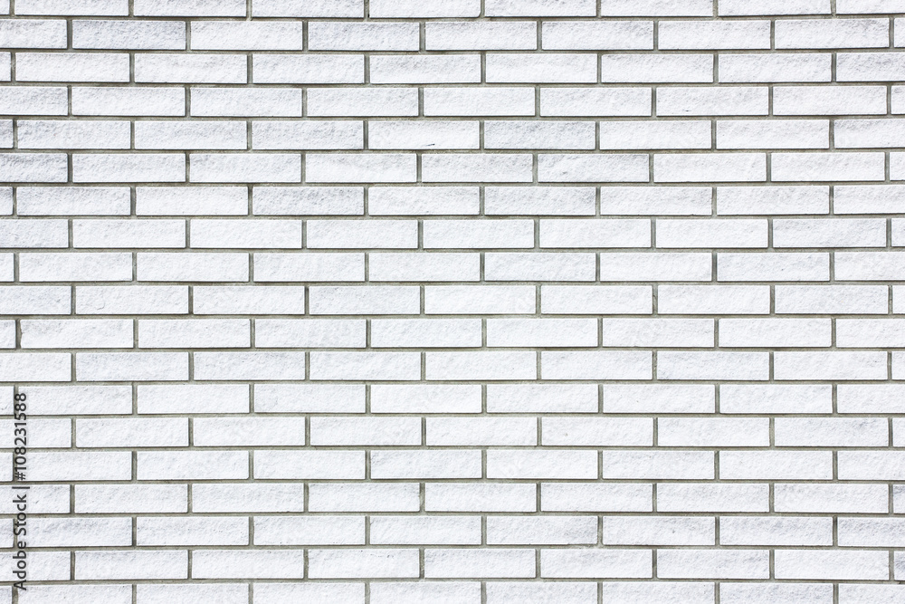 Fototapeta premium White brick wall texture background