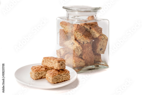 Glass Jar of Rusks