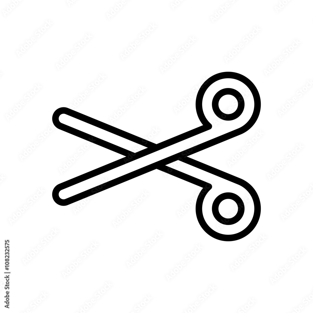 Scissors Outline Icon Scissors Outline Icon