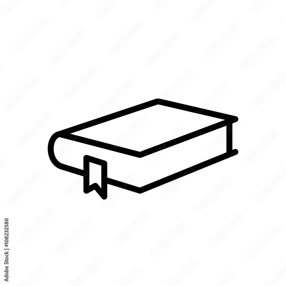 Book Outline Icon Book Outline Icon