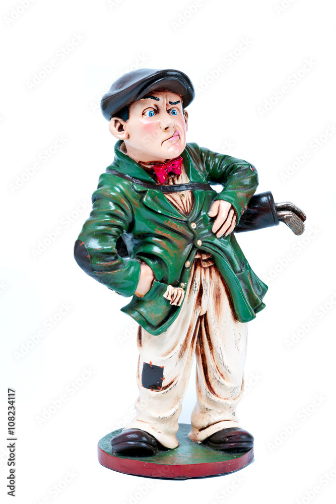 illustration of a golfer with hands in pocket. illustration of a golfer with hands in pocket.