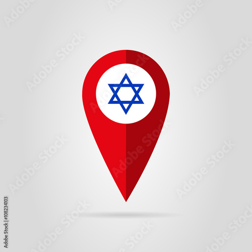 Free Download Pointer Jewish star, vector illustration - GFXLoad