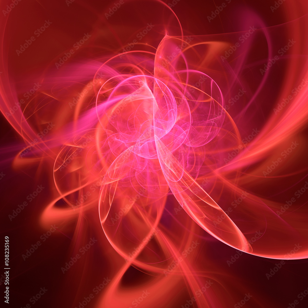 Obraz premium Abstract fractal illustration for creative design