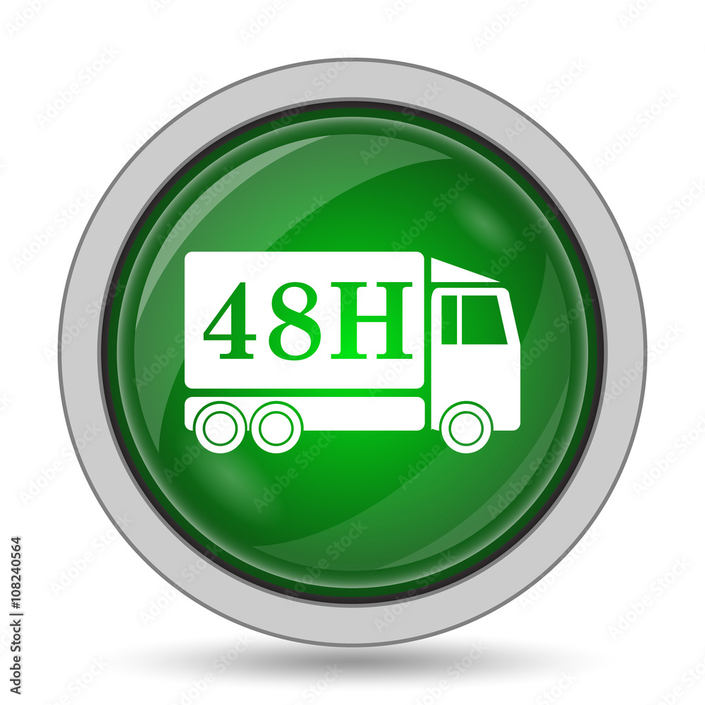48H delivery truck icon 48H delivery truck icon