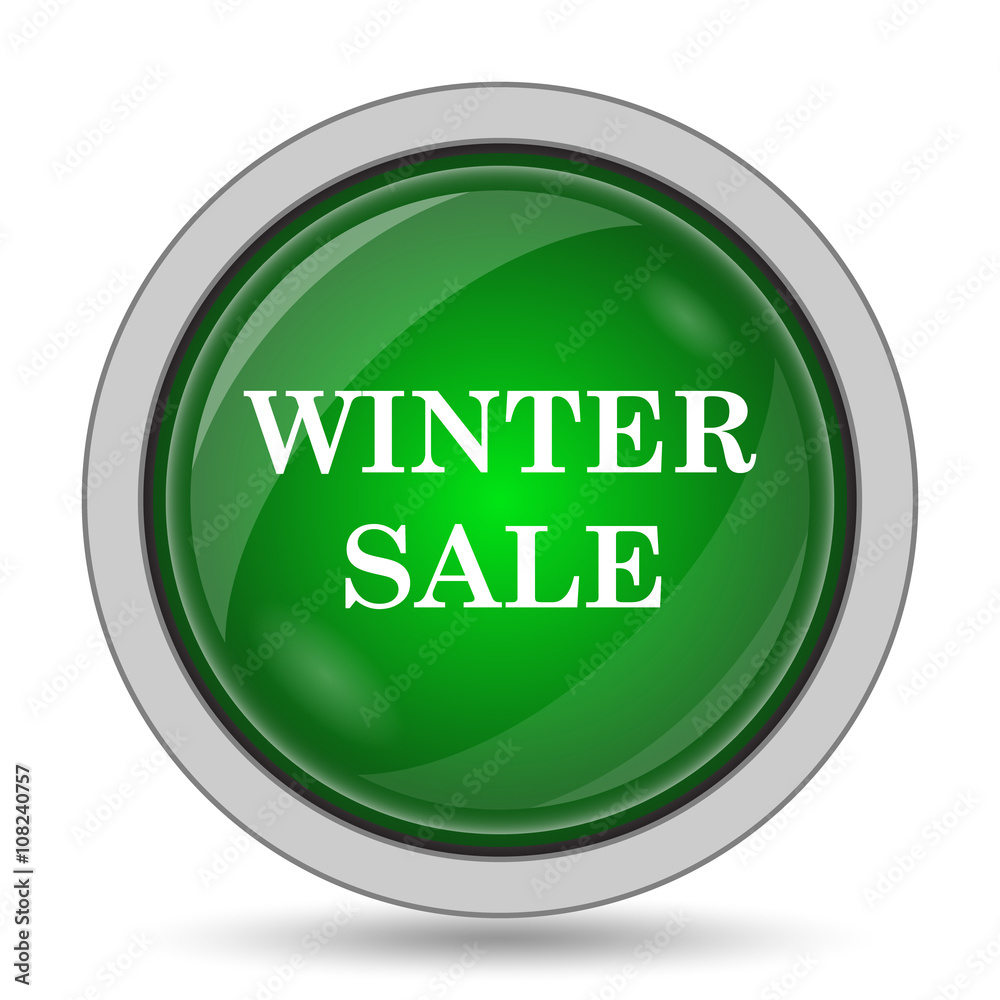 Winter sale icon Winter sale icon