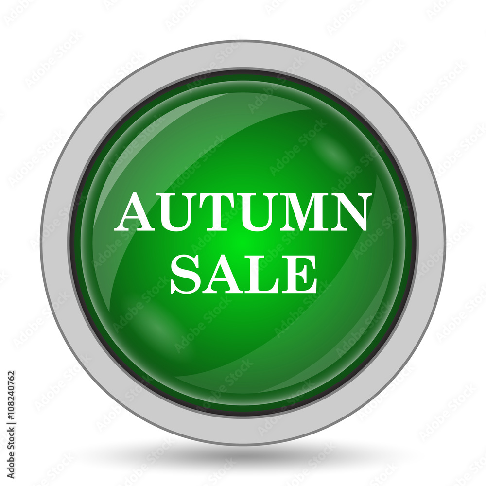 Autumn sale icon