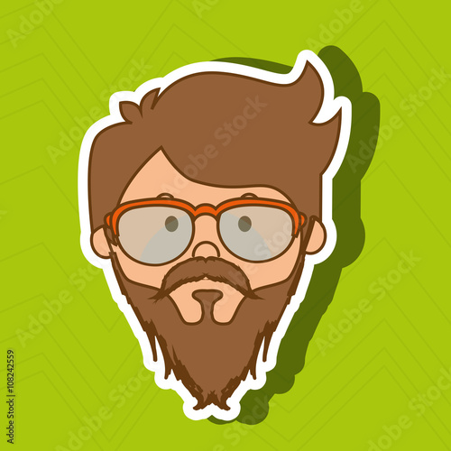 hipster style  design 