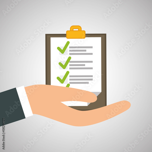 Illustration design of document , editable vector