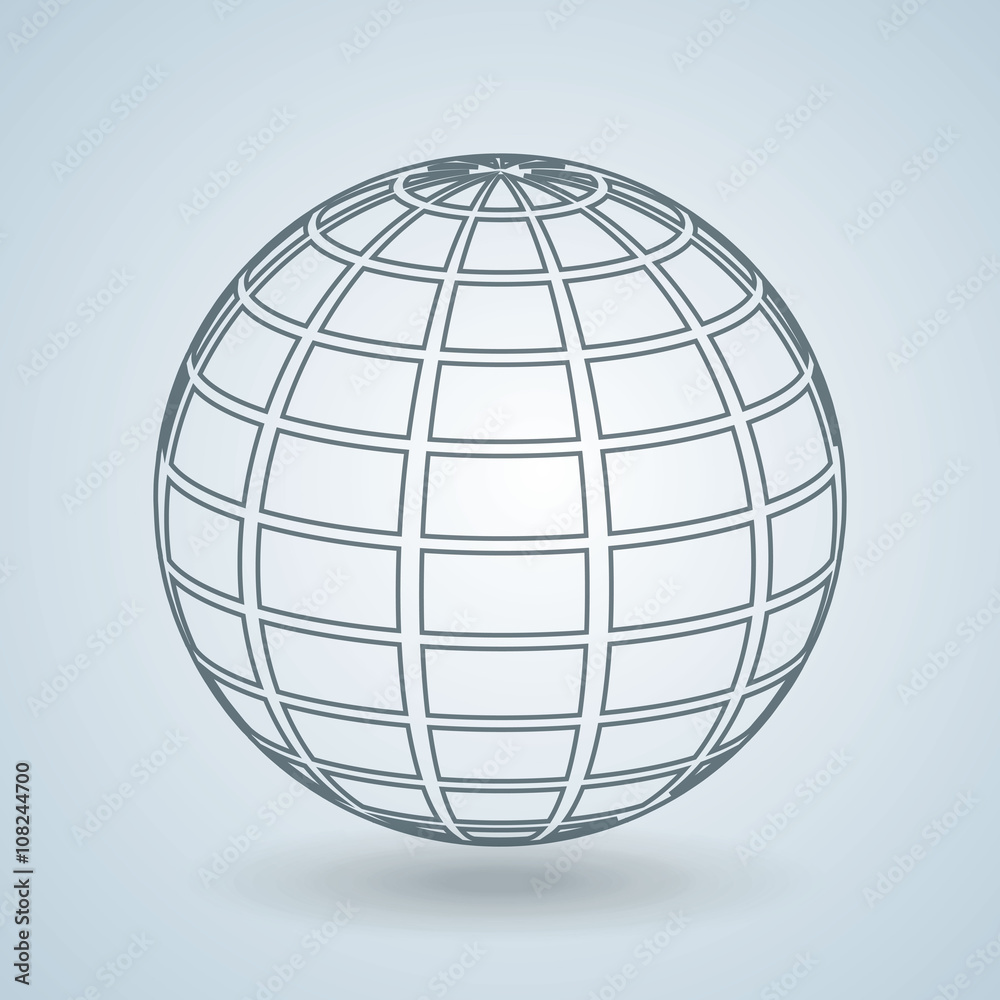 Obraz premium sphere icon design 