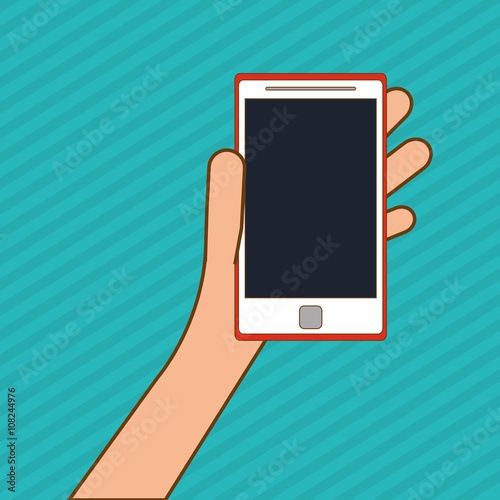 Smartphone icon design , vector illustration