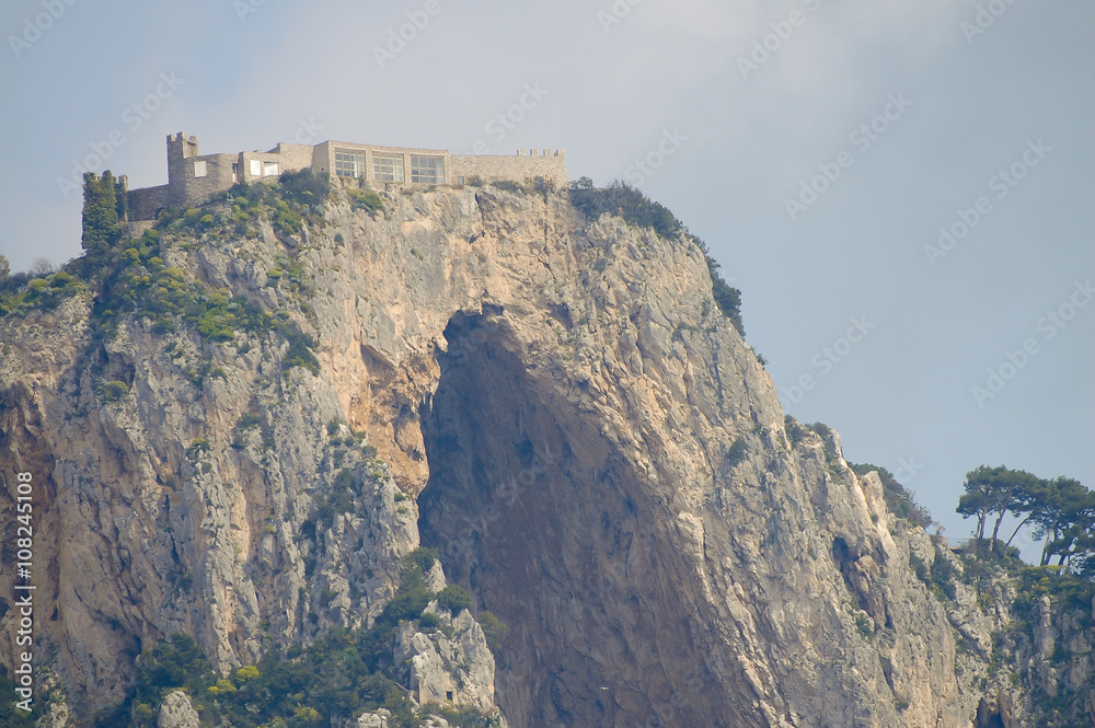 Limestone Cliffs - Capri - Italy