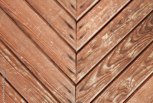 Brown wood wall background or texture
