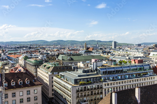 Aerial View Of Vienna City Skyline © travelview