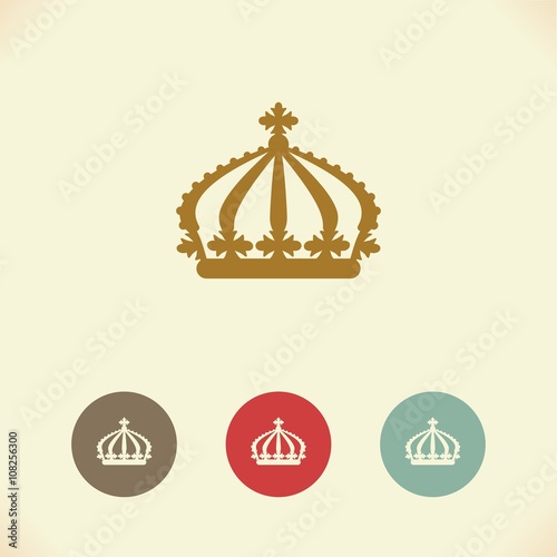 Crown icon. Vector Illustration © Katsiaryna