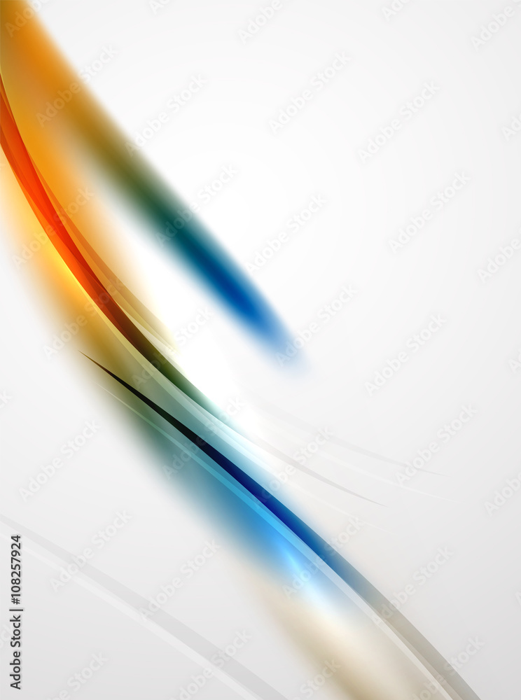 Modern curve stripes template Modern curve stripes template